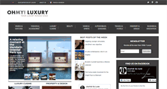 Desktop Screenshot of ohmyluxury.com