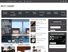 Tablet Screenshot of ohmyluxury.com